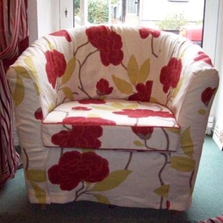 Aufpolsterungen von einem Sessel