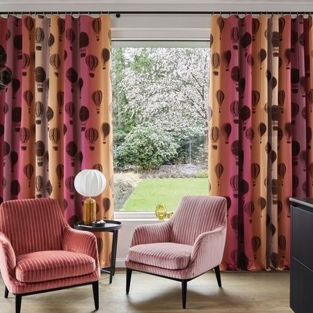 Vorhänge im Wohnzimmer